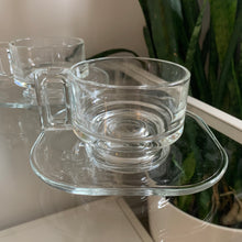Load image into Gallery viewer, Set of 2 Vintage 1960's Joe Columbo Coffee Cup &amp; Saucer Sets

