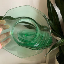 Load image into Gallery viewer, Set of 6 Vintage Green Depression Glass Dessert/Side Plates
