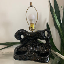 Load image into Gallery viewer, Vintage 1950's Black Stallion TV Lamp Planter

