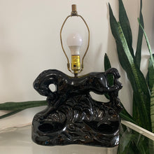 Load image into Gallery viewer, Vintage 1950's Black Stallion TV Lamp Planter
