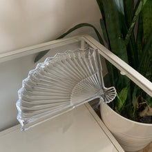 Load image into Gallery viewer, Vintage Glass Fan-Shaped Catch-All Dish
