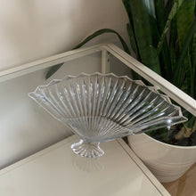 Load image into Gallery viewer, Vintage Glass Fan-Shaped Catch-All Dish
