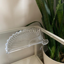 Load image into Gallery viewer, Vintage Glass Fan-Shaped Catch-All Dish
