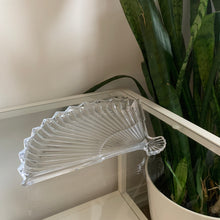Load image into Gallery viewer, Vintage Glass Fan-Shaped Catch-All Dish
