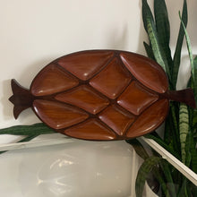 Load image into Gallery viewer, Vintage Wooden Pineapple-Shaped Tray
