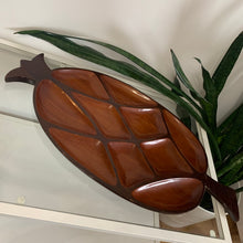 Load image into Gallery viewer, Vintage Wooden Pineapple-Shaped Tray
